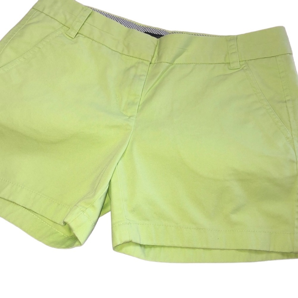 J CREW CHINO shorts GUC green size 2…
